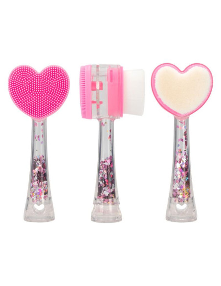 Topmodel brosse visage en forme de coeur beauty and me