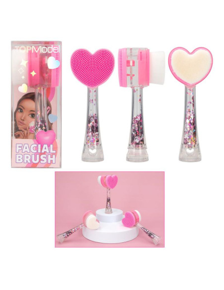 Topmodel brosse visage en forme de coeur beauty and me