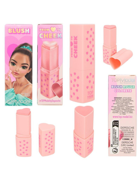 Topmodel blush stick coeur beauty and me