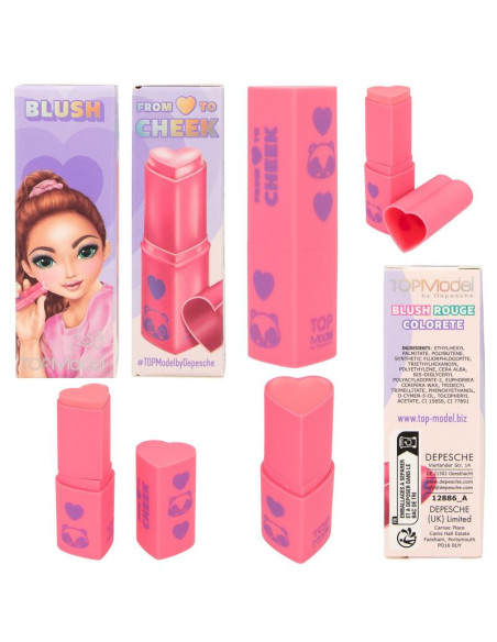 Topmodel blush stick coeur beauty and me