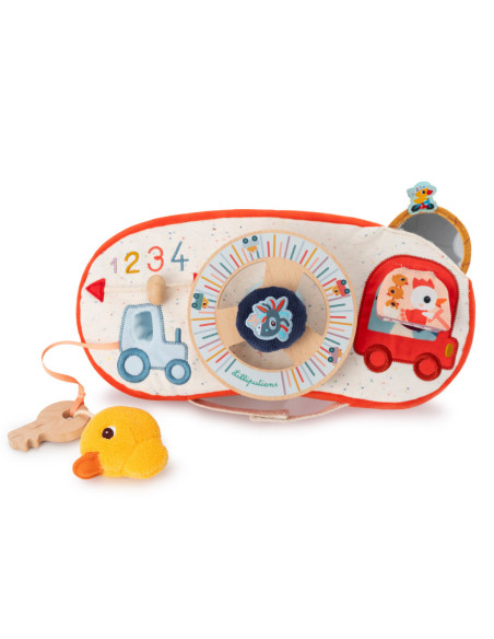 Panneau d'activités ferme en voiture - Lilliputiens