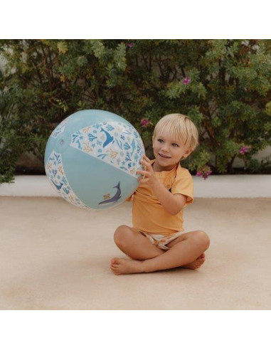 Ballon de plage - Ocean Dreams Blue - Little dutch