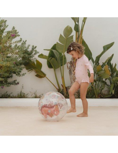 Ballon de plage 3D - Ocean Dreams Pink - Little dutch