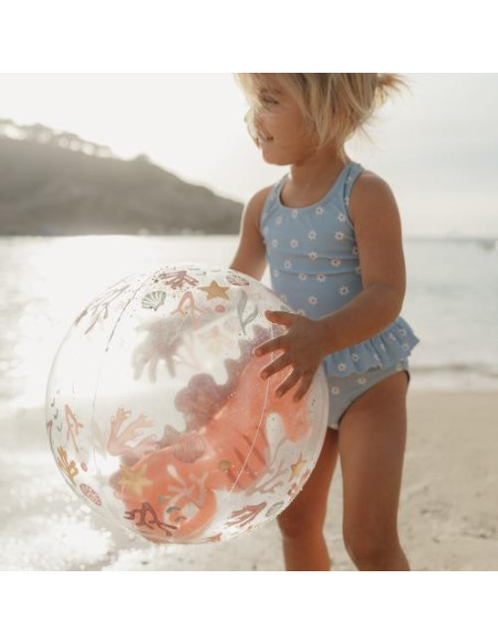 Ballon de plage 3D - Ocean Dreams Pink - Little dutch