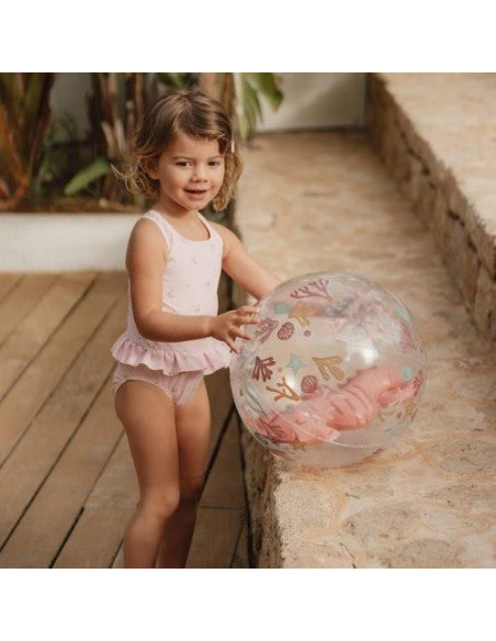 Ballon de plage 3D - Ocean Dreams Pink - Little dutch
