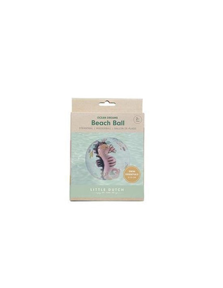 Ballon de plage 3D - Ocean Dreams Pink - Little dutch