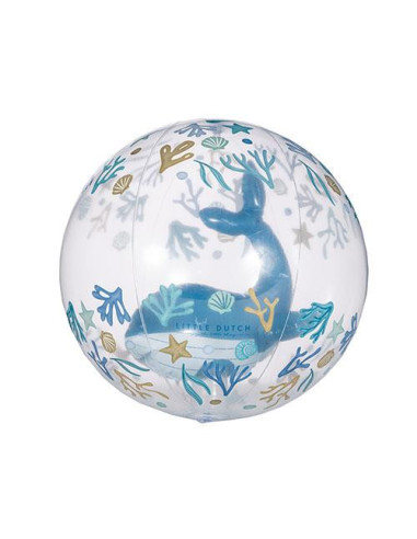 Ballon de plage 3D - Ocean Dreams Blue - Little dutch