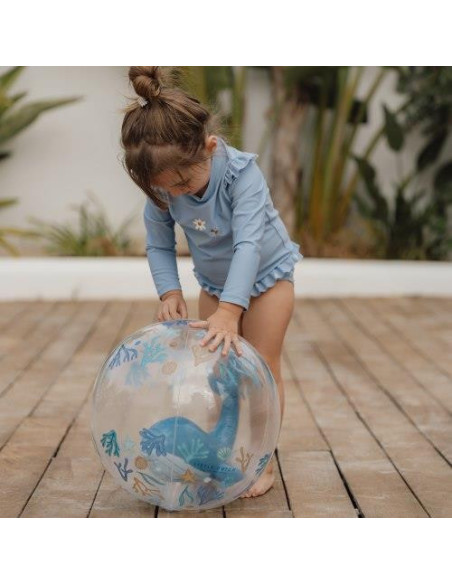 Ballon de plage 3D - Ocean Dreams Blue - Little dutch