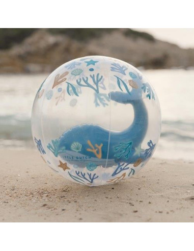 Ballon de plage 3D - Ocean Dreams Blue - Little dutch