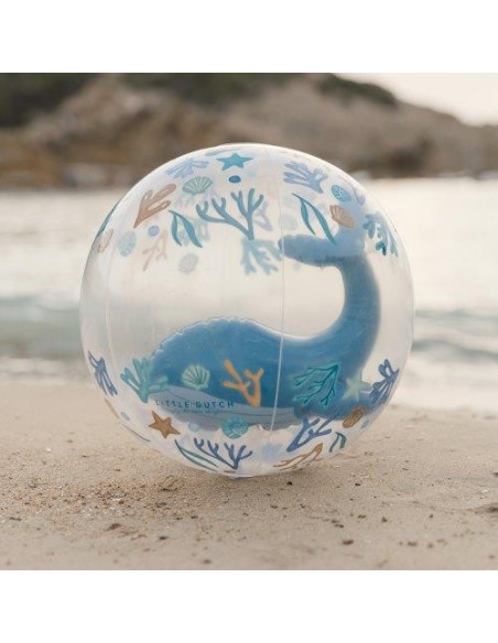 Ballon de plage 3D - Ocean Dreams Blue - Little dutch