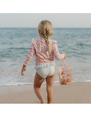 Seau de plage - Ocean Dreams Pink - Little dutch