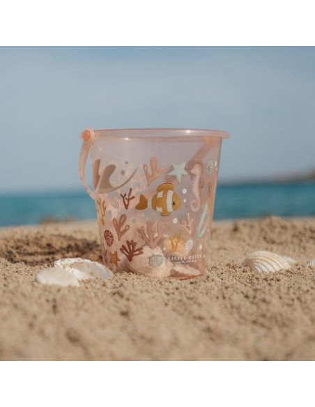 Seau de plage - Ocean Dreams Pink - Little dutch