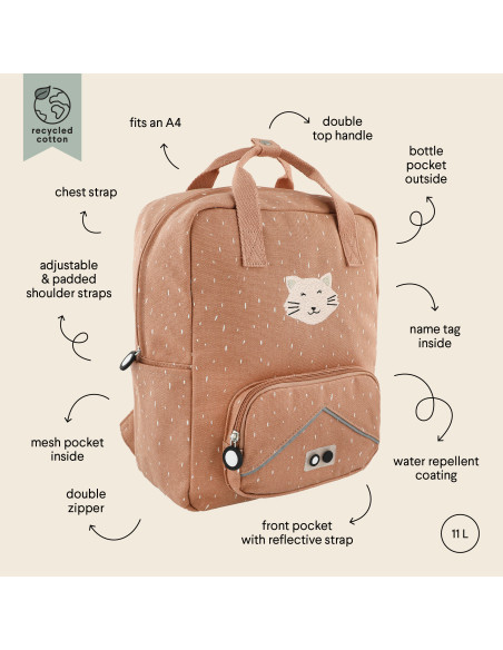 Sac à dos grand format - Mrs. Cat - Trixie