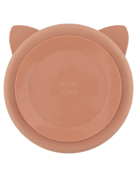 Assiette avec ventouse en silicone et compartiments - Mrs. Cat - Trixie