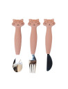 Couverts 3 pièces en silicone - Mrs. Cat - Trixie