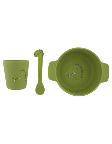 Set repas en silicone - Mr. Dino - Trixie
