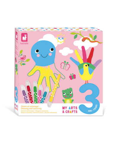 3 ans - dessins et coloriages - janod