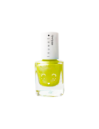 Inuwet vernis a ongles kids neon jaune - parfum ananas