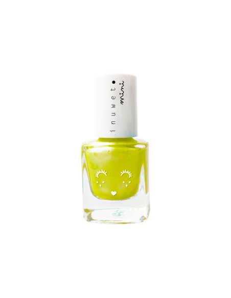 Inuwet vernis a ongles kids neon jaune - parfum ananas
