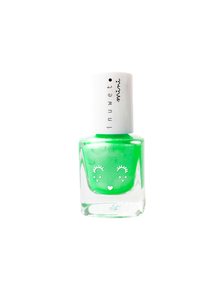 Inuwet vernis a ongles kids neon vert - parfum pasteque