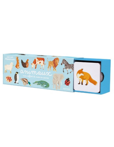 Tout-petit Montessori - Animaux - mon coffret de mise en paires 