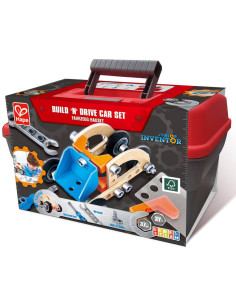 Ensemble de voitures a construire build 'n' drive car set - hape