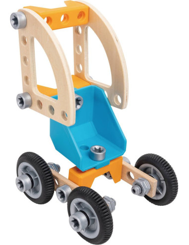 Ensemble de voitures a construire build 'n' drive car set - hape