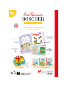 Mes vacances boscher - de la ms à la gs - cahier de vacances 2024 2