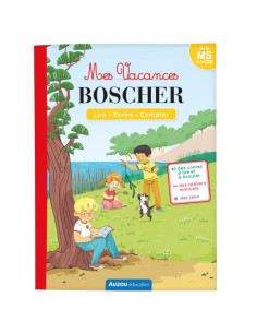 Mes vacances boscher - de la ms à la gs - cahier de vacances 2024