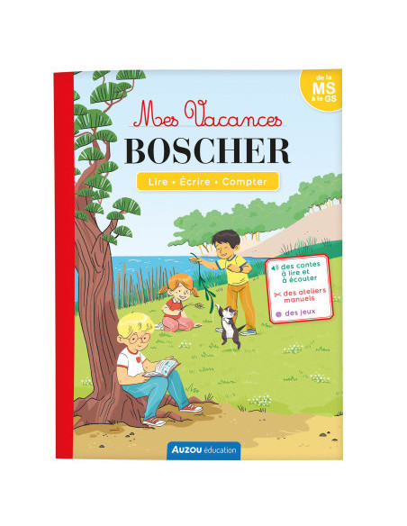 Mes vacances boscher - de la ms à la gs - cahier de vacances 2024