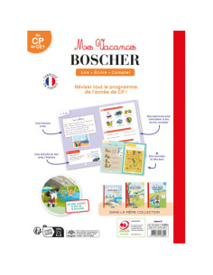 Mes vacances boscher - du cp au ce1 - cahier de vacances 2024 2
