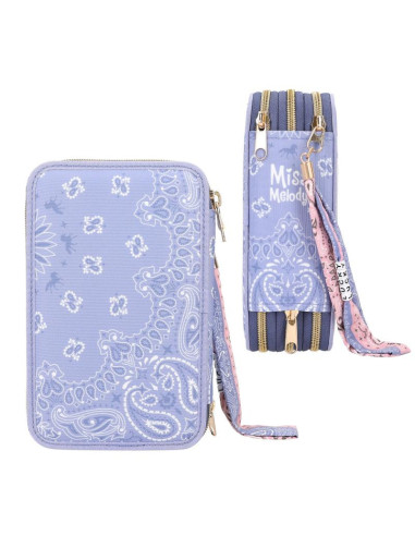 Miss melody trousse 3 compartiments bandana