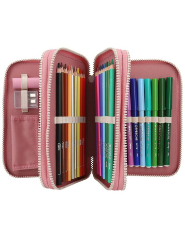 Miss melody trousse 3 compartiments flowers
