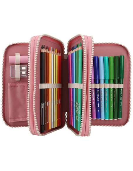 Miss melody trousse 3 compartiments flowers