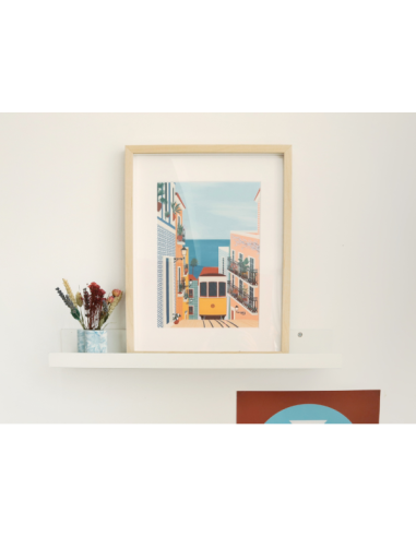 Coffret peinture au numéro - Lisbon Tram par Vero Illustrates