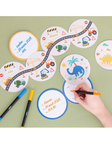 8 invitations chantier - my little day