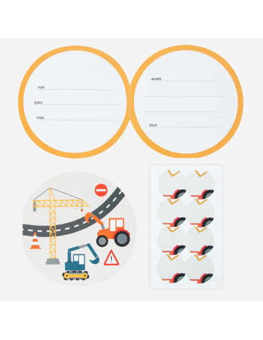 8 invitations chantier - my little day
