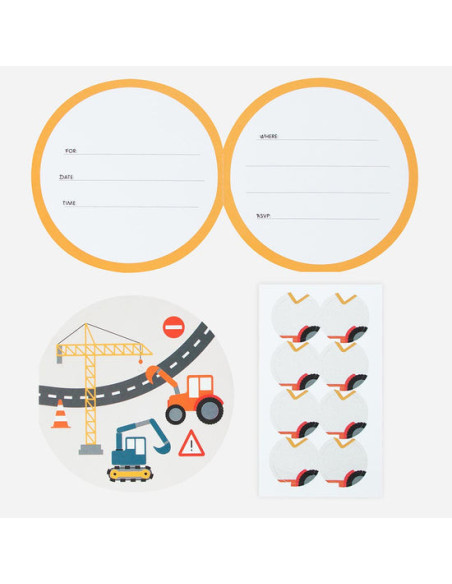 8 invitations chantier - my little day
