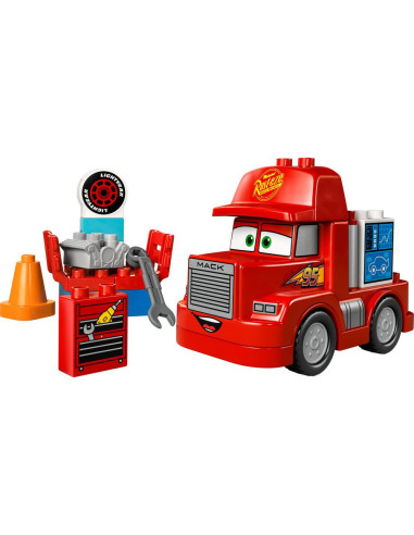Lego duplo disney 10417 - mack a la course cars