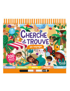 Bloc-notes cherche et trouve - en voyage