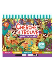 Bloc-notes cherche et trouve - autour du monde