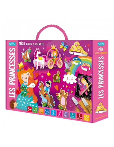 Mega arts & crafts - les princesses - sassi