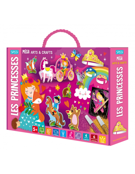 Mega arts & crafts - les princesses - sassi