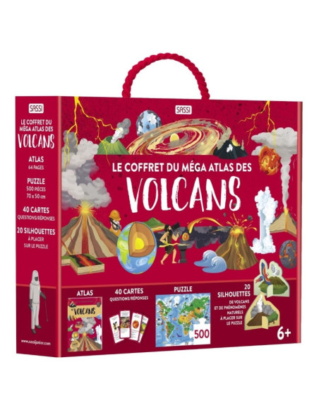 Le coffret du mega atlas des volcans - sassi