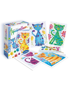 Aquarellum mini - chats - sentosphère 2