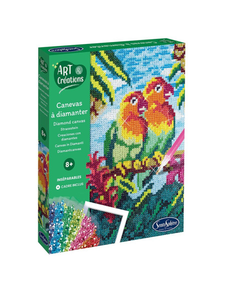 Art & creations - canevas a diamanter - inseparables