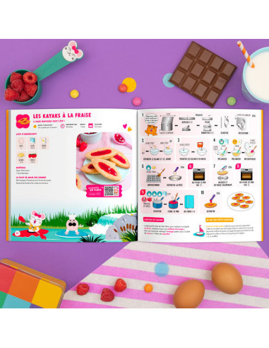 Livre Kids : Je cuisine mes goûters préférés