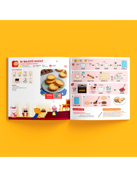 Livre Kids : Je cuisine mes goûters préférés