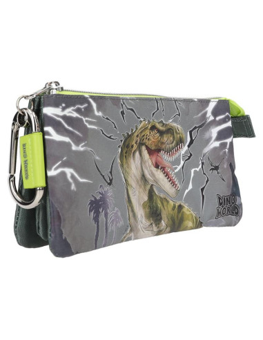 Dino world trousse à compartiment reflector