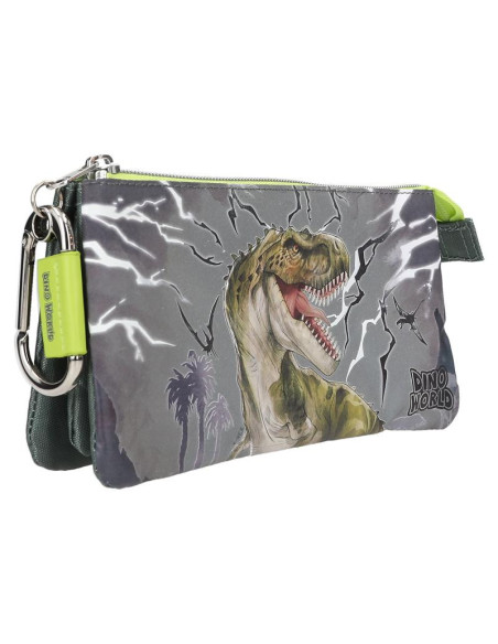 Dino world trousse à compartiment reflector